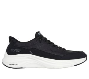 Skechers Slip-ins: Contour Foam – Cozy Fit Sneaker Zwart/Wit