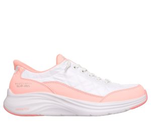 Skechers Slip-ins: Contour Foam Sneaker Wit/Koraal