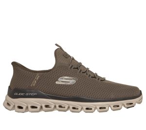 Skechers Slip-ins: Glide-Step – Noxus Sneaker Bruin/Natuurlijk