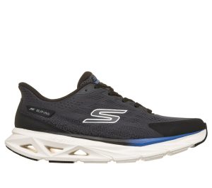 Skechers Slip-ins: Glide-Step Vortex Sneaker Zwart/Houtskool