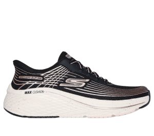 Skechers Slip-ins: Max Cushioning Elite 2.0 – Kaplan Sneaker Zwart/Roos Goud