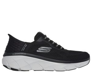 Skechers Slip-ins RF: D’Lux Walker 2.0 – Rezinate Sneaker Zwart/Grijs