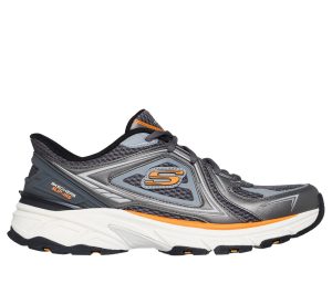 Skechers Slip-ins: Stamina Sport – Kordae Slip-On Sneaker Houtskool/Oranje