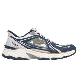 Skechers Slip-ins: Stamina Sport – Kordae Slip-On Sneaker Wit/Marine