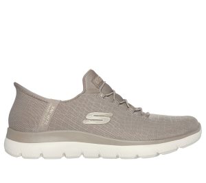 Skechers Slip-ins: Summits – Classy Night Sneaker Taupe/Goud