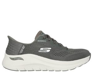 Skechers Slip-ins Waterproof: Arch Fit 2.0 – Morning Mist Sneaker Olijf