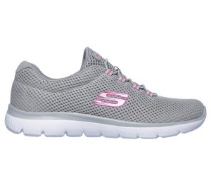 Skechers Summits Sneaker Grijs/Heet Roze