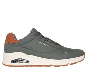 Skechers UNO – Suited On Air Sneaker Olijf