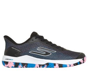 Skechers Viper Court Pro 2.0 – Pickleball Sneaker Black/Blue/Pink