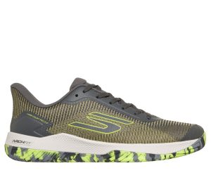 Skechers Viper Court Pro 2.0 Sneaker Grijs/Geel