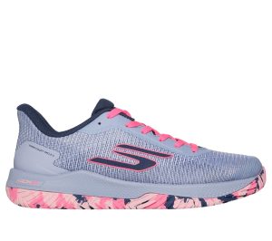 Skechers Viper Court Pro 2.0 Sneaker Grijs/Lavendel