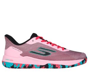 Skechers Viper Court Pro 2.0 Sneaker Roze/Zwart