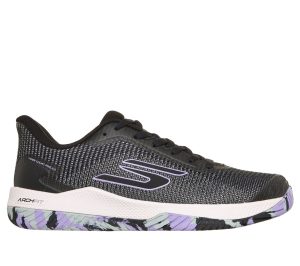Skechers Viper Court Pro 2.0 Sneaker Zwart/Lavendel