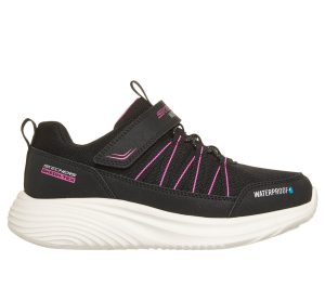 Skechers Waterproof: Bounder Pro – Aqua Step Sneaker Zwart/Heet Roze