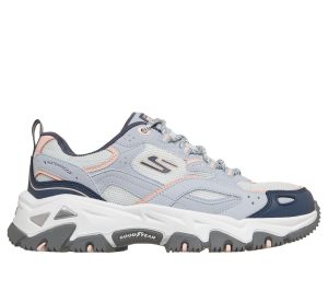 Skechers Waterproof: D’Lites Hiker – Echo Lake Sneaker Leigrijs