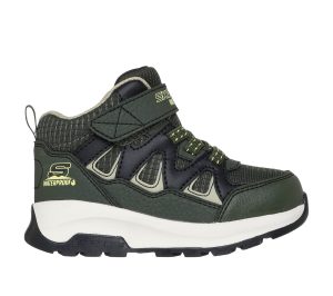 Skechers Waterproof: Storm Blazer – Drizzle Squad Sneaker Olijf/Zwart