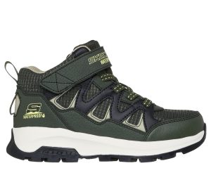 Skechers Waterproof: Storm Blazer – Drizzle Squad Sneaker Olijf/Zwart