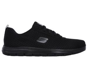 Skechers Work Slip-Resistant Relaxed Fit: Ghenter – Bronaugh Sneaker Zwart