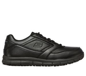 Skechers Work Slip-Resistant Relaxed Fit: Nampa Sneaker Zwart