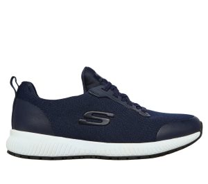 Skechers Work Slip-Resistant: Squad Sneaker Zwart