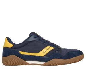 Skechers Zinger Evo – Debut Brace Sneaker Marine/Geel
