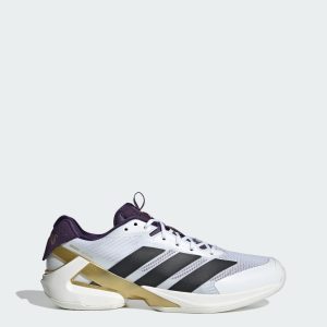 adidas Adizero Ubersonic 5 Cloud White Core Black Aurora Plum (JQ3778)