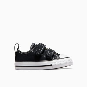 Converse Chuck Taylor All Star Ox Hook And Loop TD “Black” (7V603)
