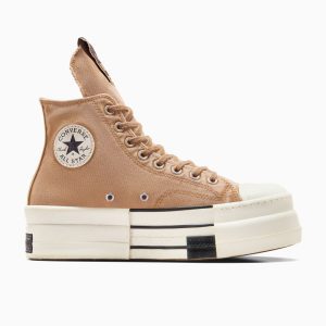 Converse DBL DRKSTAR Chuck Taylor All Star 70 Hi Rick Owens DRKSHDW Overdye Blonde (A06756C)