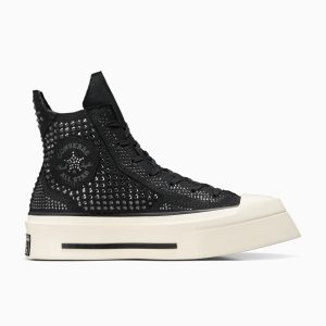 Converse Chuck Taylor All Star 70 Hi De Luxe Squared Swarovski Black (A09070C)