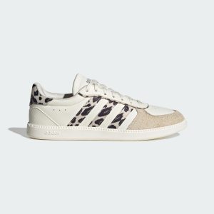 Adidas BREAKNET SLEEK SCHOENEN Core White / Crystal Linen / Khaki Six (KI2639)