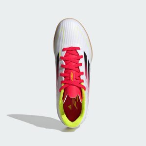 adidas F50 League Indoor Cloud White Core Black Solar Yellow (IE3750)