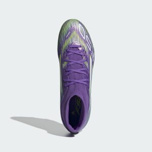 adidas F50 League Mid-Cut FG/MG Purple Rush Cloud White Lucid Lemon (JI0886)