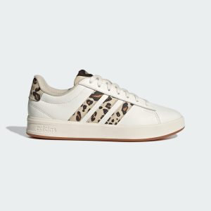 Adidas GRAND COURT 3.0 SCHOENEN Crystal Linen / Aurora Coffee / Matte Gold (KI3322)