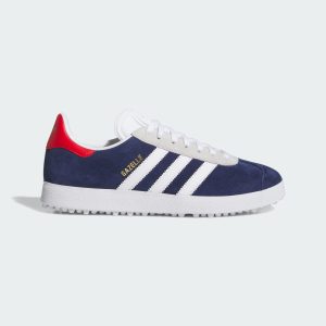 Adidas Gazelle Spikeless Dark Blue / Cloud White / Pure Ruby (KJ5427)