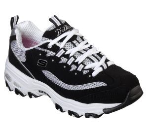 Skechers D’Lites – Roam Around Sneaker Zwart/Wit
