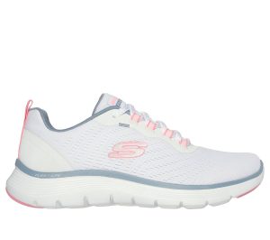 Skechers Flex Appeal 5.0 – New Path Sneaker Wit/Roze/Blauw
