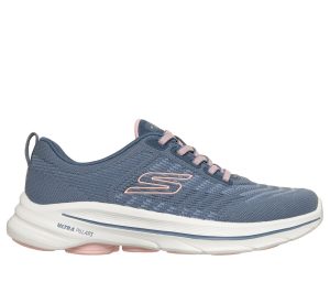 Skechers GO WALK 8 – Britt Sneaker Blauw/Roze