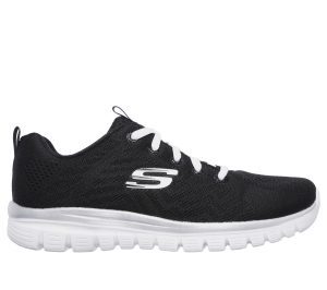 Skechers Graceful – Get Connected Sneaker Zwart/Wit