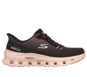 Skechers Slip-ins: Arch Fit Glide-Step Pro Sneaker Zwart/Koraal