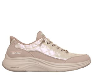 Skechers Slip-ins: Contour Foam – Shining Pearl Sneaker Taupe