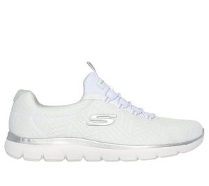 Skechers Summits – Artistry Chic Sneaker Wit/Zilver