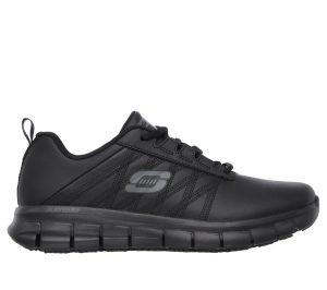 Skechers Work Relaxed Fit: Sure Track – Erath Sneaker Zwart
