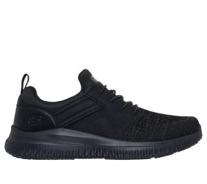 Skechers Work Slip-Resistant: Delson 3.0 – Oteron Sneaker Zwart