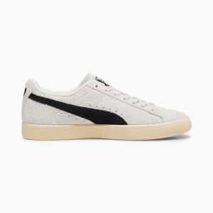 Puma CLYDE HAIRY SUEDE “White” (393115-01)