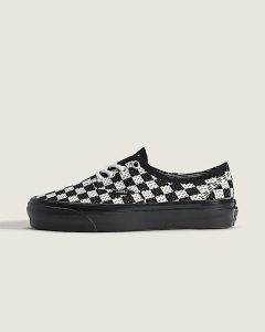 Vans LX Authentic 44 EK “Punk Check Black Marshmallow” (VN000EJC1KP)