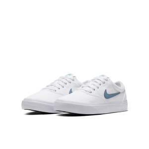 Nike SB Charge Canvas Skateschoen voor kids – Wit