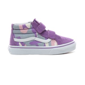 VANS Pastel Camo Sk8-mid Reissue V Schoenen Voor Kinderen  (Paars)
