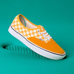 Vans ComfyCush Authentic ‘Checker Zinnia’ Zinnia/True White (VN0A3WM7VNC)