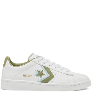 Converse Pro Leather Low ‘Sunblocked – Sage Blue’ White/Street Sage/Agate Blue (167854C)