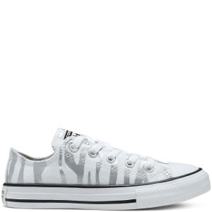 Converse Archive Zebra Chuck Taylor All Star Low Top voor kids White/black/white (667604C)